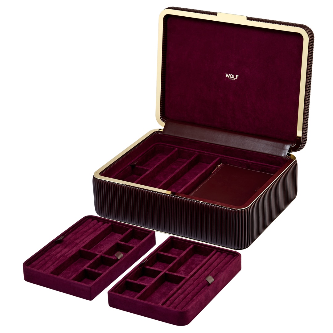 Wolf 1834 Bella Schmuckbox Large Bordeaux