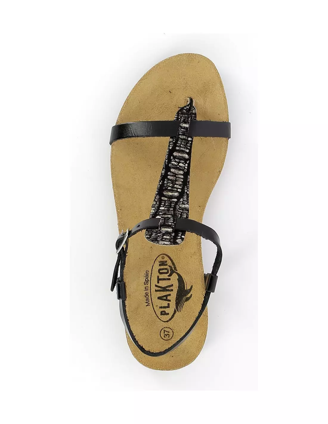 PLAKTON MAM ZUK - Sandales & nu-pieds NEGRO