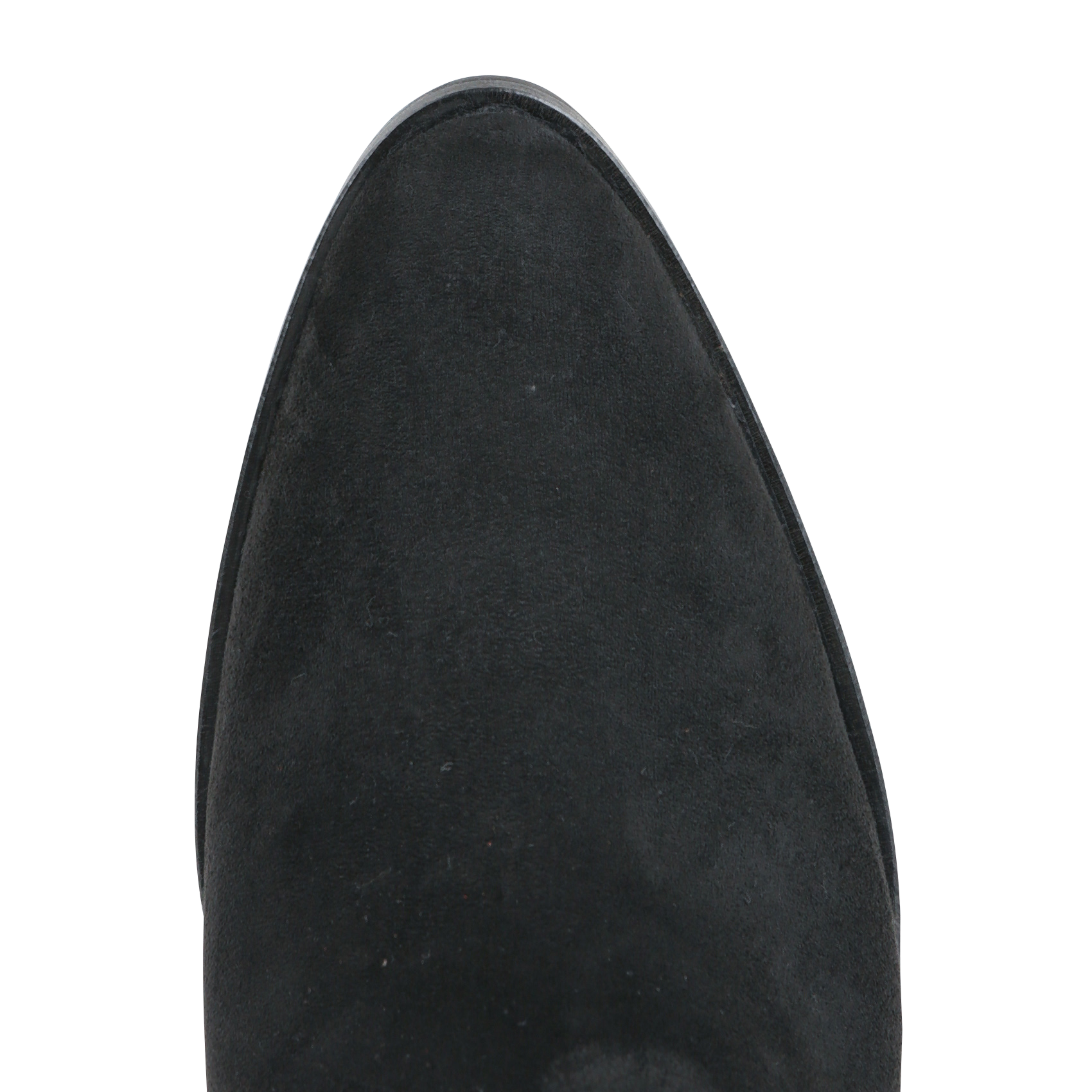LOU - Bottines effet cuir velours | Noir