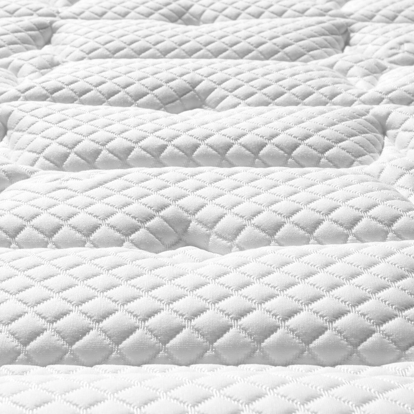 Literie Loft Hotel Ensemble matelas et sommier Urban blanc - 80x200 cm