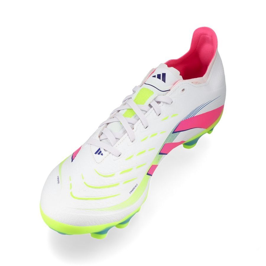 adidas Predator League MG Celestial Victory - Blanc/Lucid Pink/Lucid Lemon