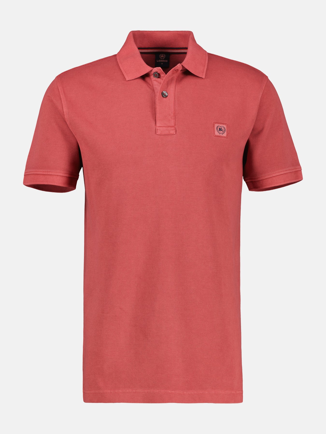 Herren Poloshirt in gewaschener Optik