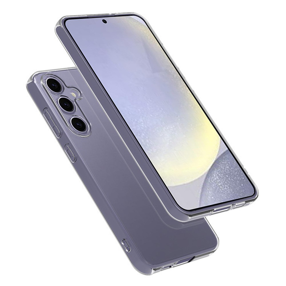 Samsung Galaxy S24 FE Gummi Case Schutzhülle mit Kameraschutz - Transparent