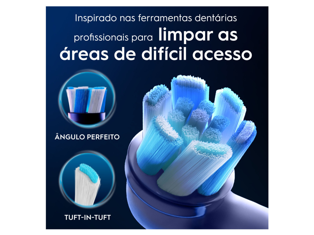 RECARGA ESCOVA ELÉCT ORAL-B IO ULTIMATE CLEAN BRANCA 2UN