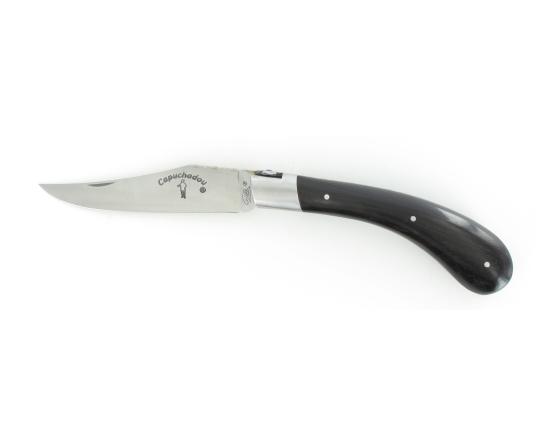 Capuchadou 12cm Ebène Couteau de Poche - Capouchadou par Fontenille Pataud