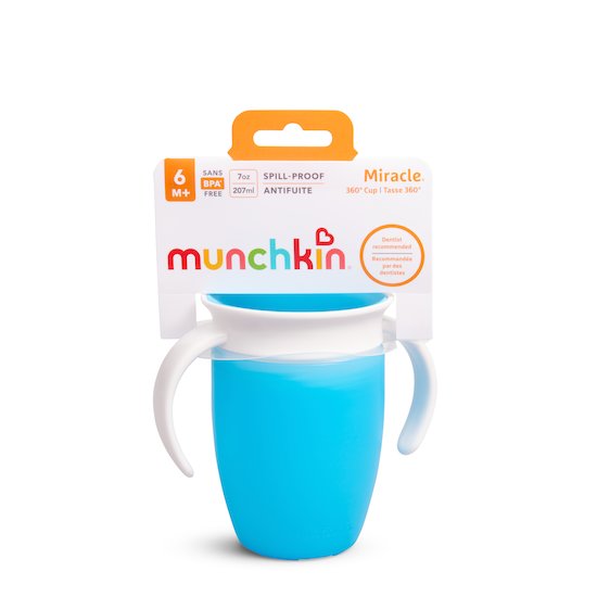 Tasse Miracle® 6 mois et + - 207 ml   Bleu        de               Munchkin
