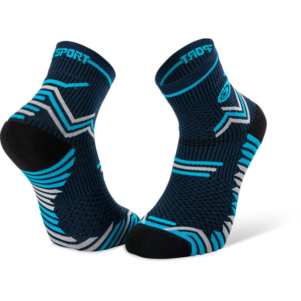 Chaussette running BV SPORT SOCQUETTE TRAIL ULTRA BLEU/GRIS