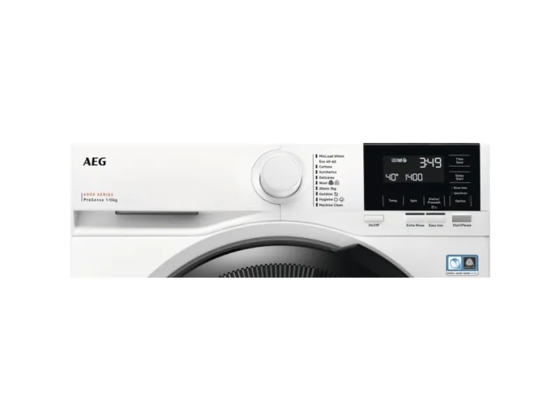 AEG 6000 Series LR624L14P - Vaskemaskine - bredde: 59.7 cm - dybde: 66 cm - højde: 84.7 cm - frontbetjening - 68.6 liter - 10 kg - 1400 rpm