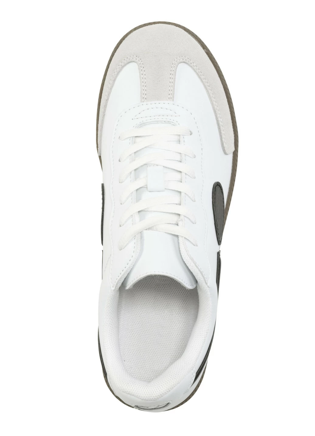 Sneaker aus Synthetik und Veloursleder
