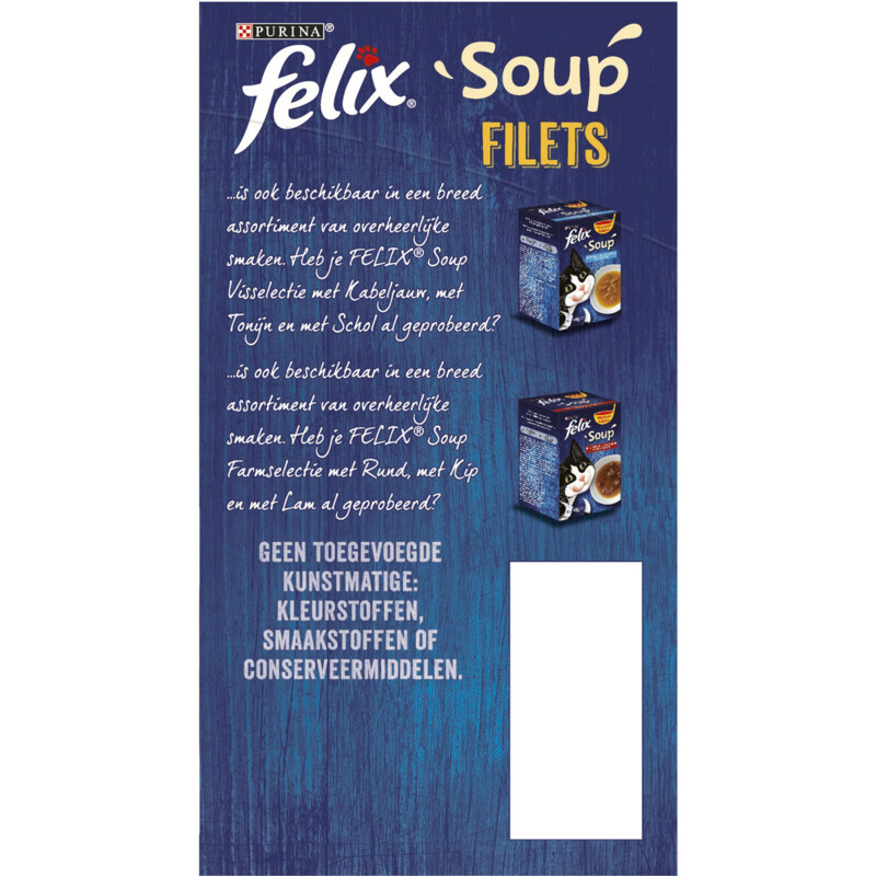 Felix Soup tender strips rund kip lam