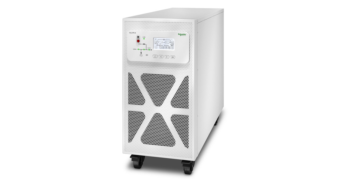 APCEasy UPS 3S 10 kVA 400 V 3:3 voor externe batterijen ups  (Wit, 10 kW, E3SUPS10KH )