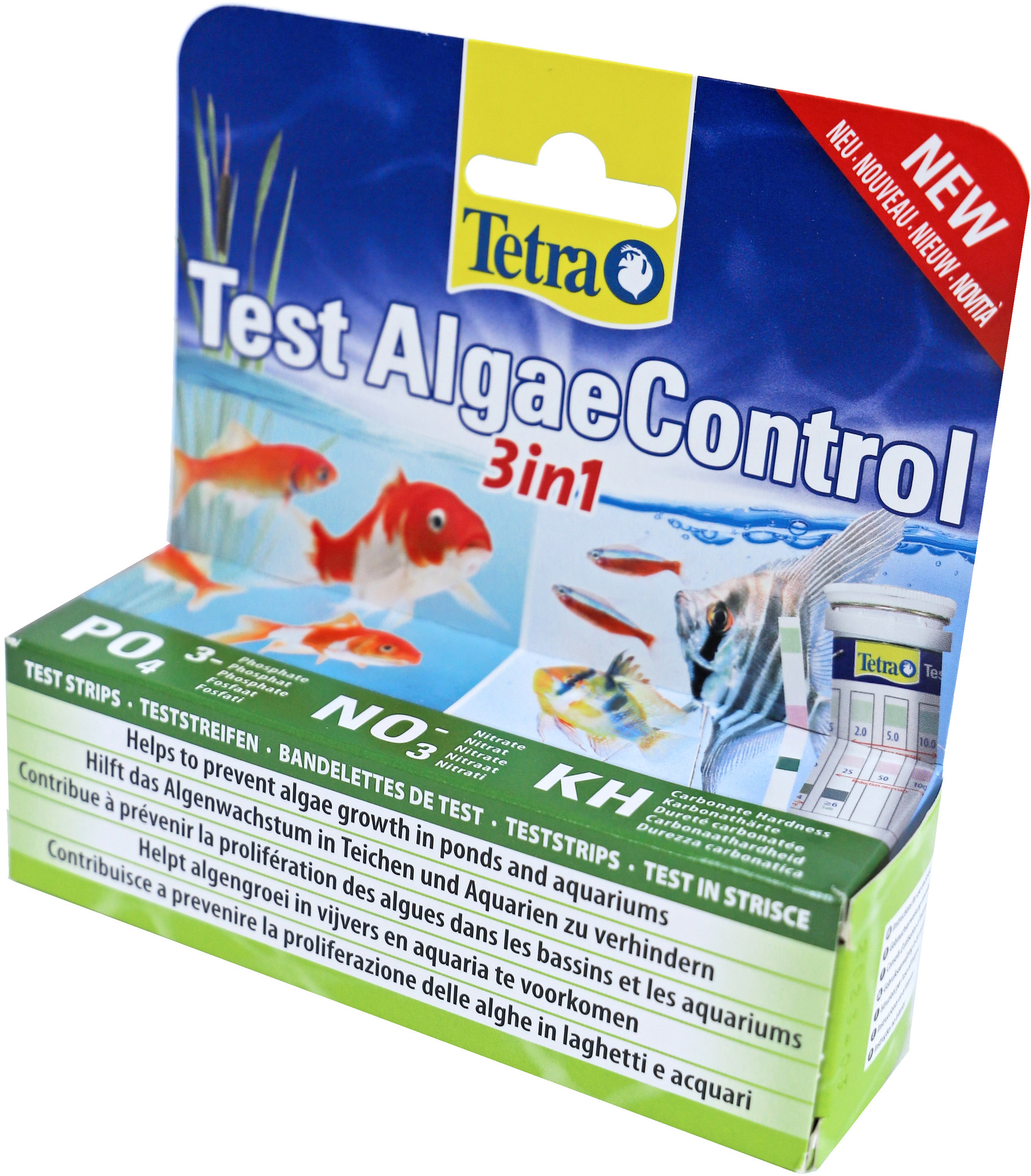 Tetra Test algea controll 3in1 doos a 25 teststroken