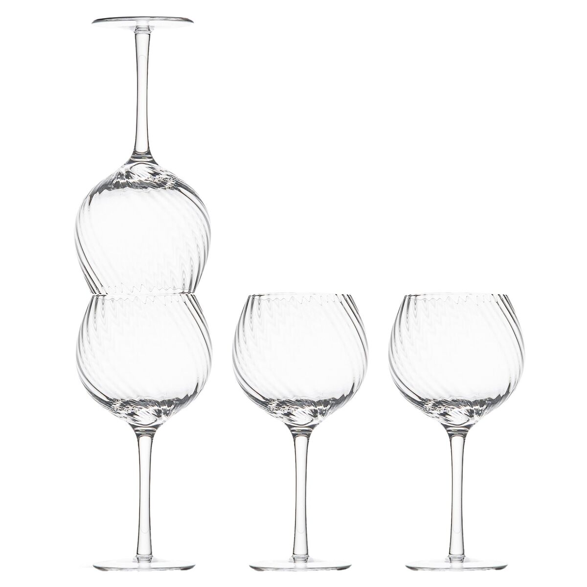 Opacity vinglass 47 cl 4-pakning, klar