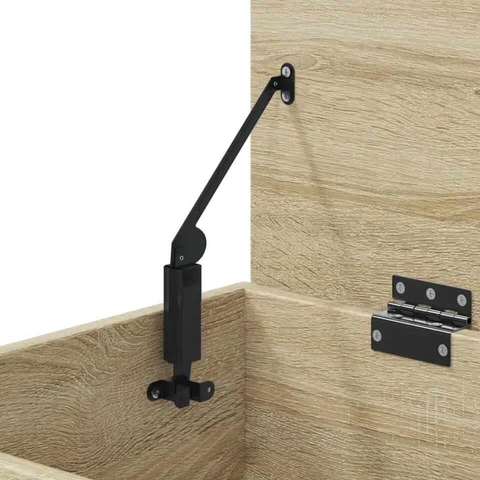 vidaXL - Schoenenbank - Bruin - Bewerkt hout - 60 x 30 x 45 cm