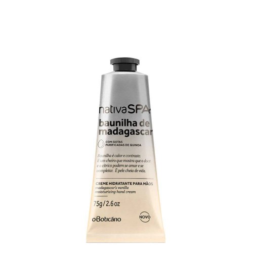O Boticário Nativa SPA Creme de Mãos Baunilha de Madagáscar 75g