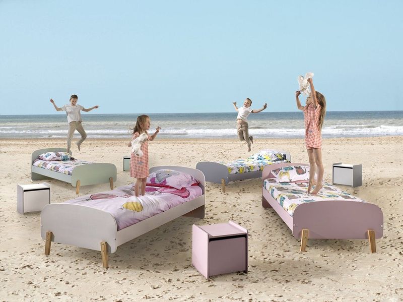 Vipack - Kiddy - Kinderbed - Wit - Hout