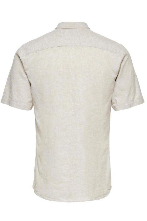 Only & Sons beige heren overhemd