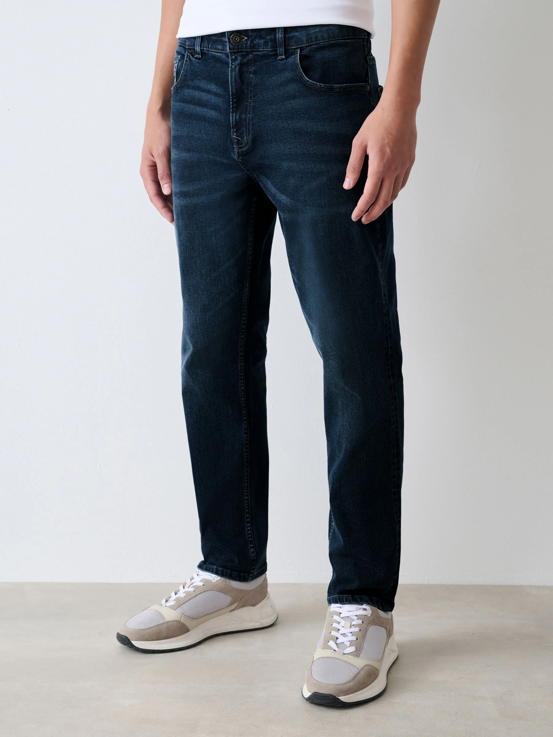 Normaal blauw - Slim Fit - Authentieke stretch denim jeans