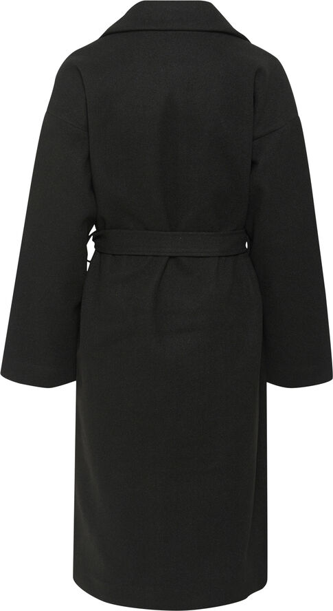 Soaked in Luxury SLCanya Belted Coat Black