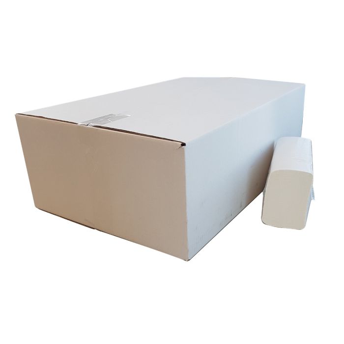 Handdoek papier multifold wit 2-laags 20.5x24cm 24x20.5cm H2 wit 3750st (229124)