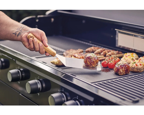Tenneker® Plancha Spatel Grill Spatel Grill Turner voor Plancha RVS