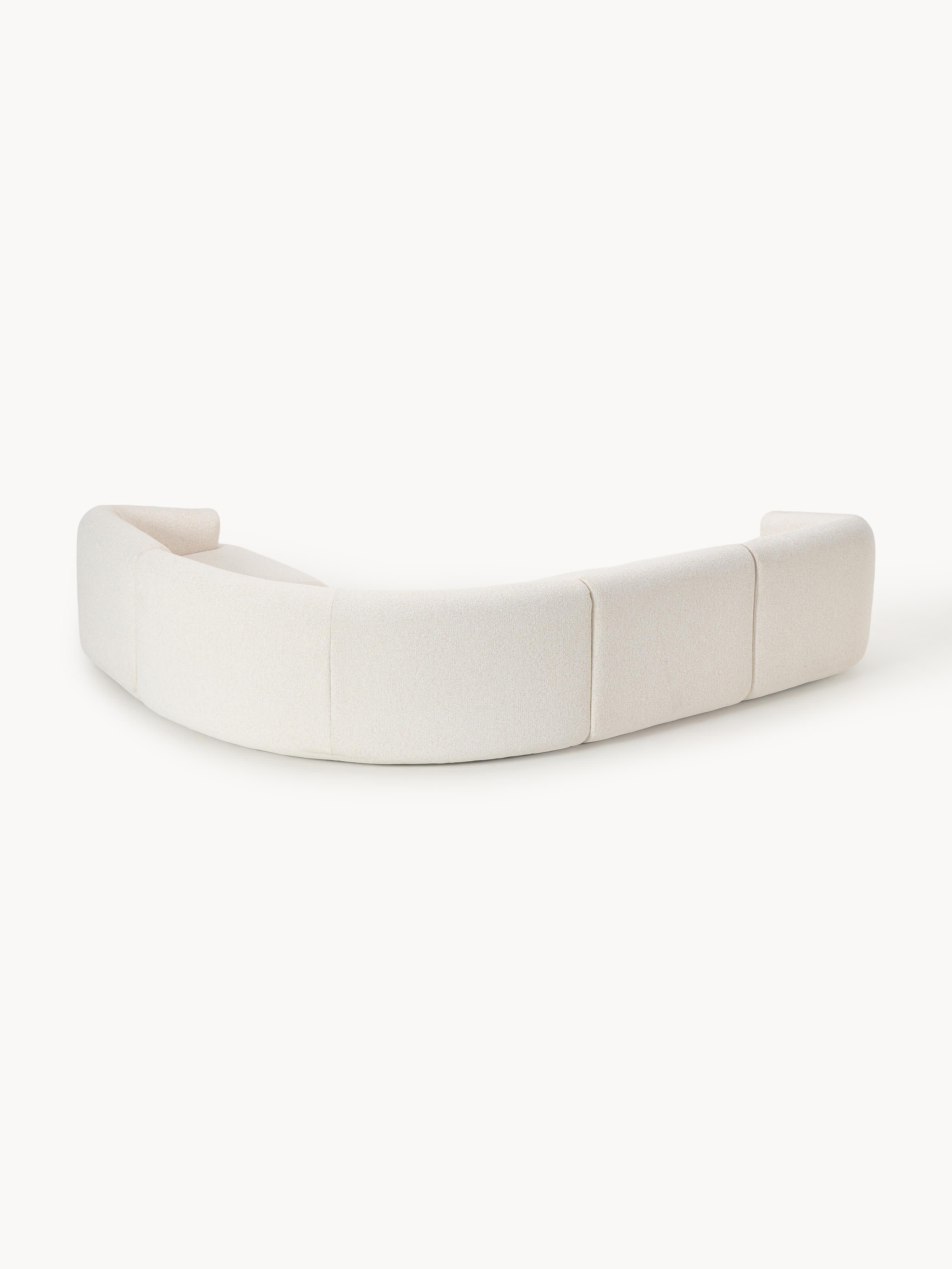 Modulaire bouclé hoekbank Sofia (4-zits)