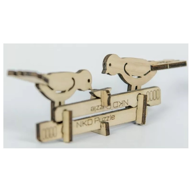 Jeu de construction en bois - Cardkit Oiseaux