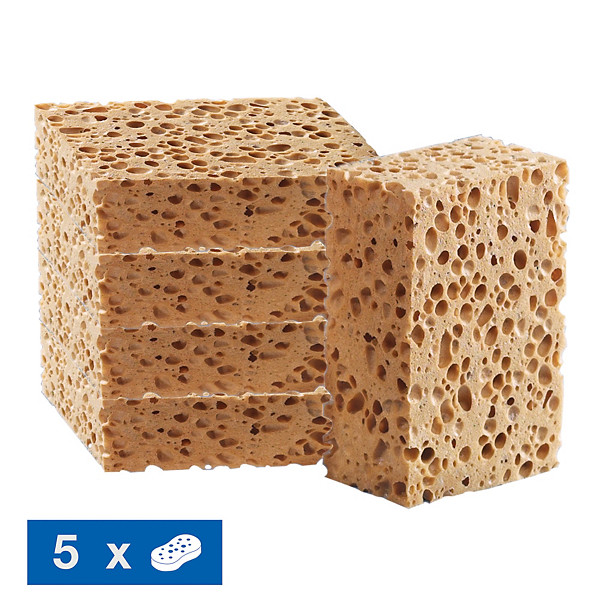 Éponges Spontex Azella gros travaux 14,6 x 9,6 x 6 cm, lot de 5