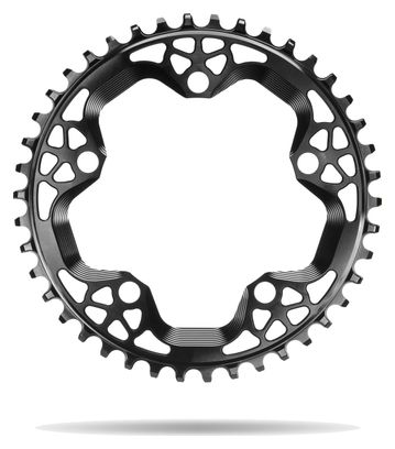 Plateau Narrow Ride AbsoluteBlack CX Round 110 BCD Chainrings Noir