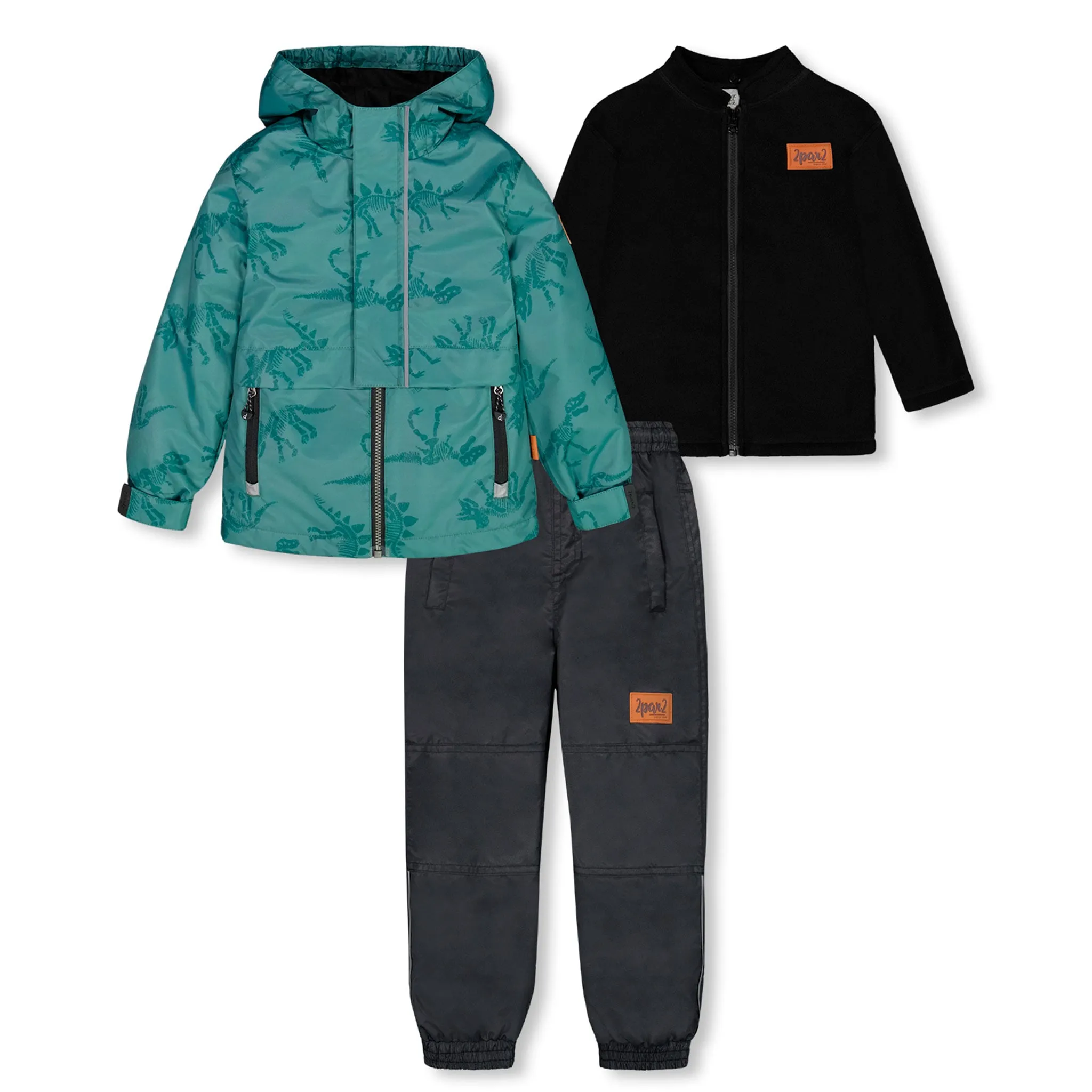 Deux par Deux Ensemble Extérieur 3-en-1 Fossils 2-6ans