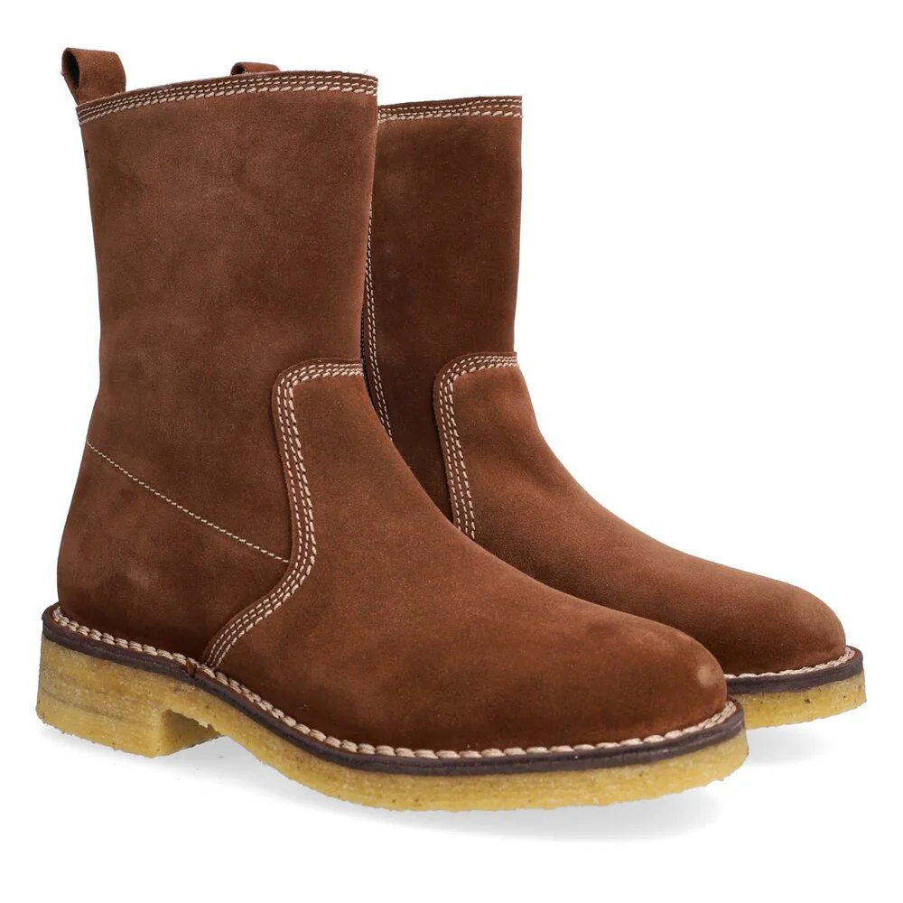 Billi Bi  T6958 Ruskindsstøvle med foer - Brown suede