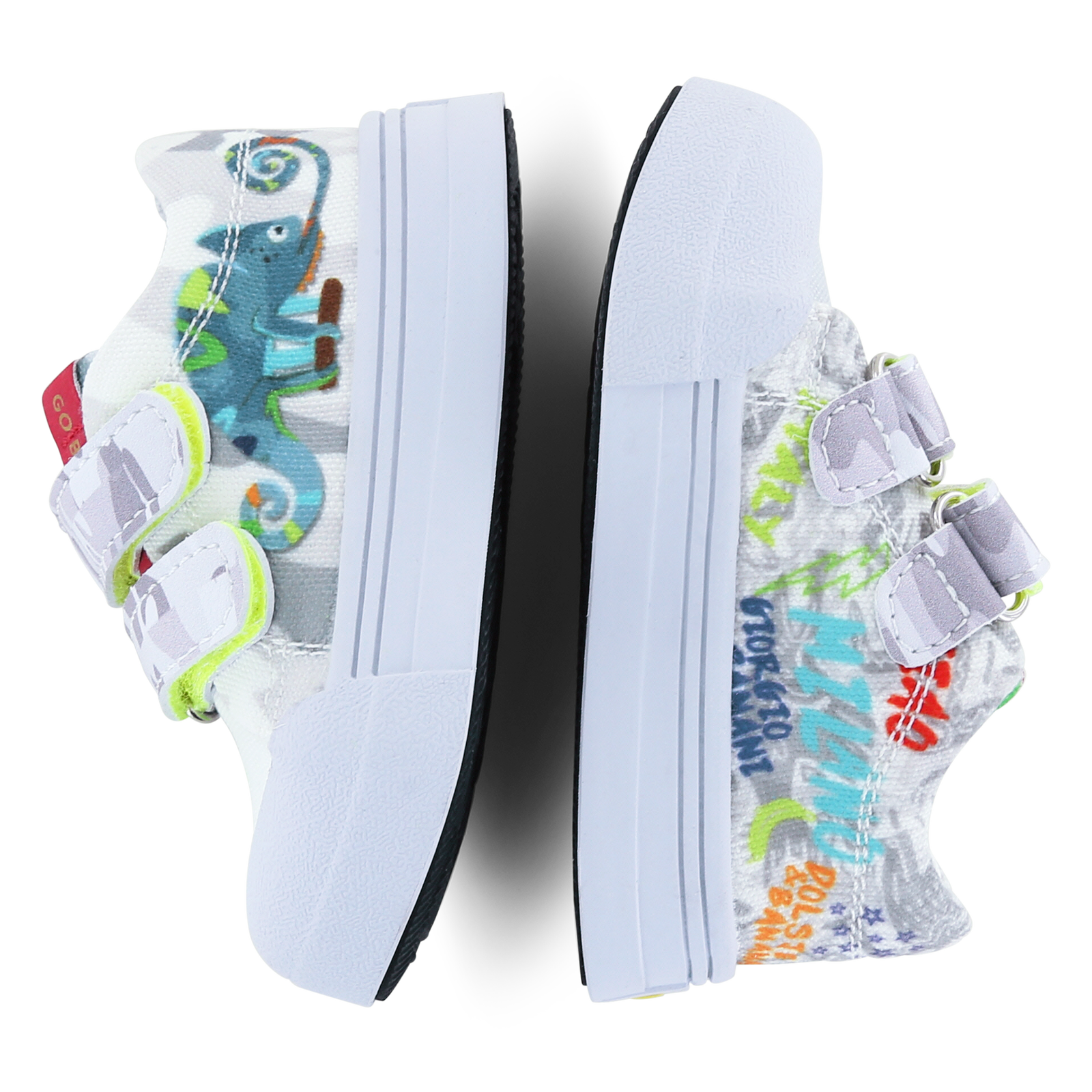 Go Bananas sneaker klittenband - Kameleon Canvas | Jongens schoenen