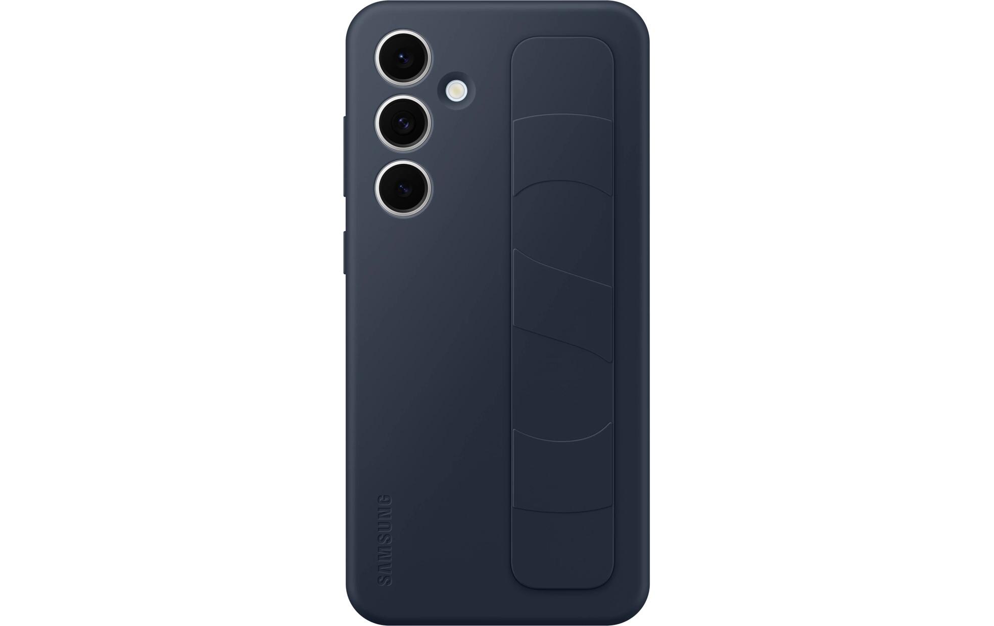 Back Cover Standing Grip Case Galaxy S24 FE SchwarzSchutzhülle für das Samsung Galaxy S24 FE