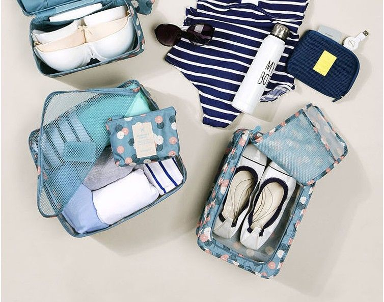 Evorest Bags - Set van 6: Reis-inpakblokjes