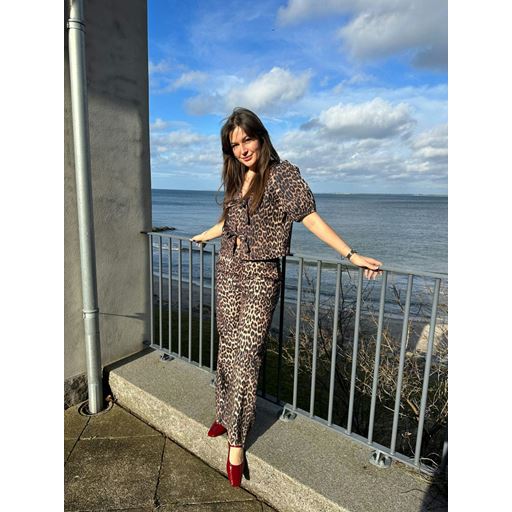 Neo Noir Yana Leo Long Bukser, Leopard, 38