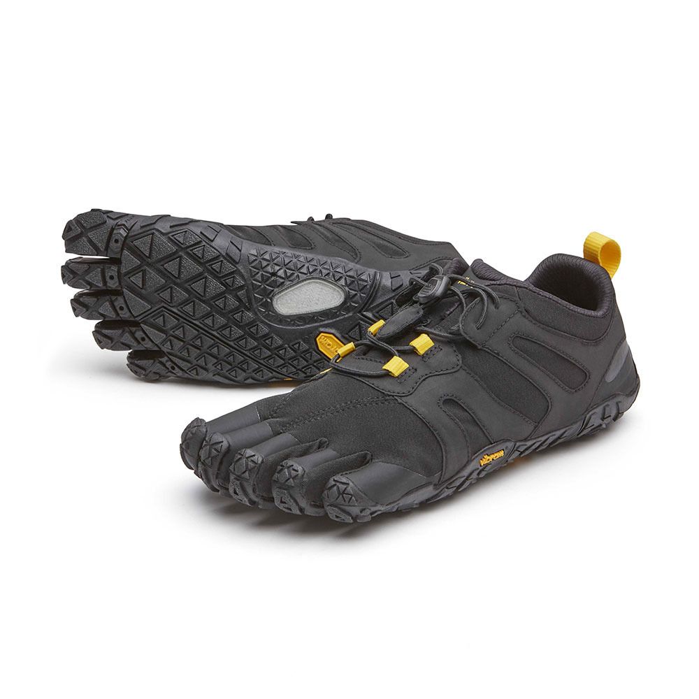 Five Fingers V-TRAIL 2.0 - Chaussures trail Femme noir/jaune
