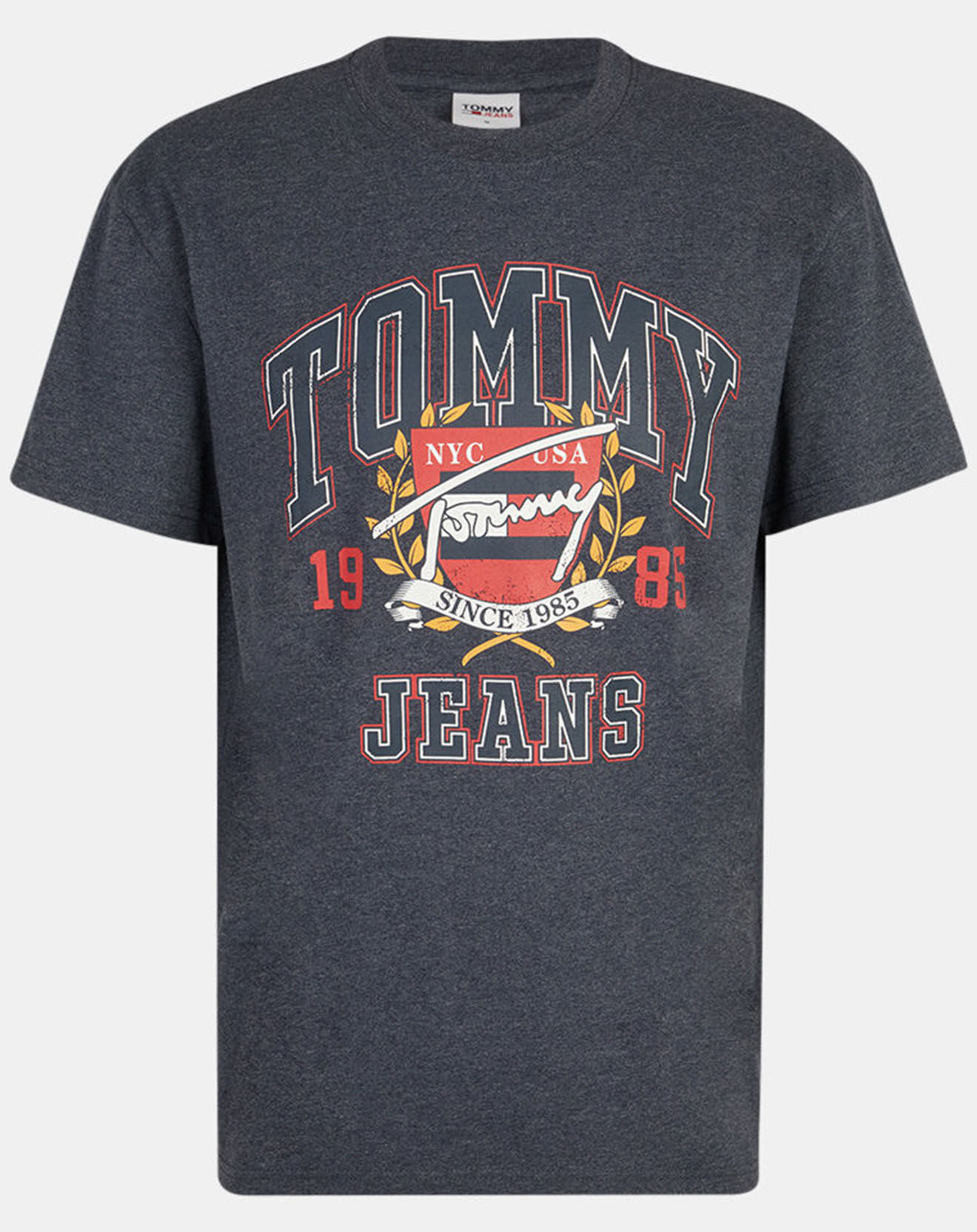 Tommy Jeans T-Shirt vintage délavé Collège bleu marine