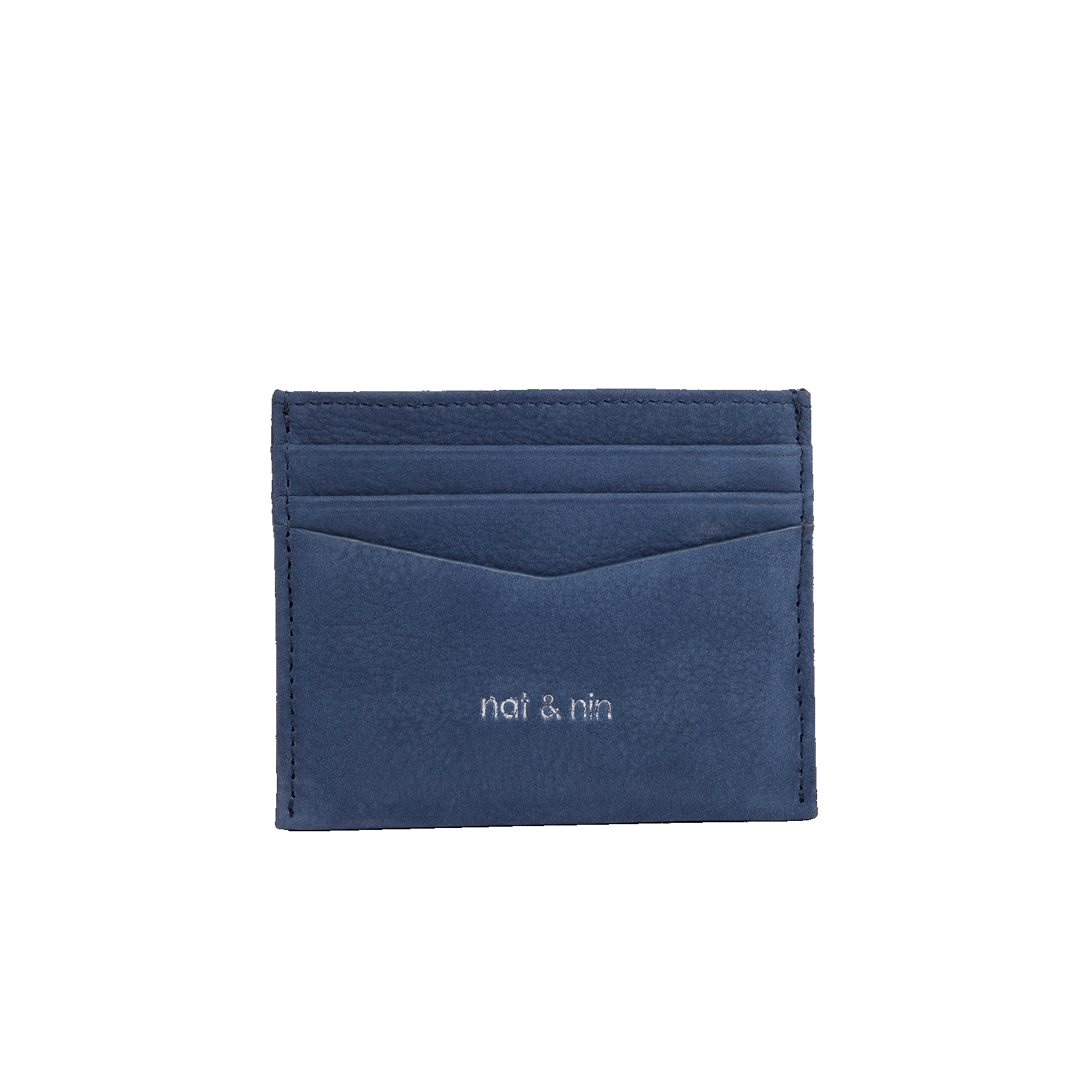 MANY - Porte-cartes en cuir | Bleu