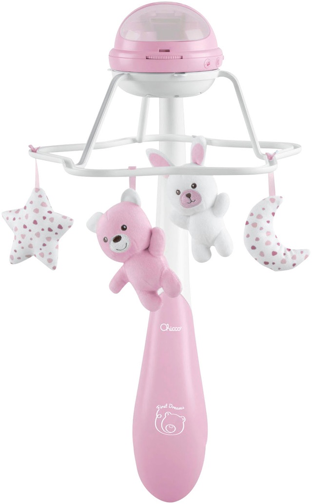 Chicco Mobile »3in1, rosa« mit Regenbgenprojektion