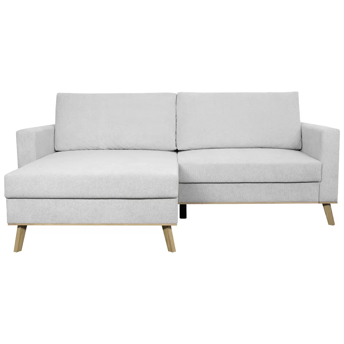 Ecksofa Carini 125x143 Hellgrau