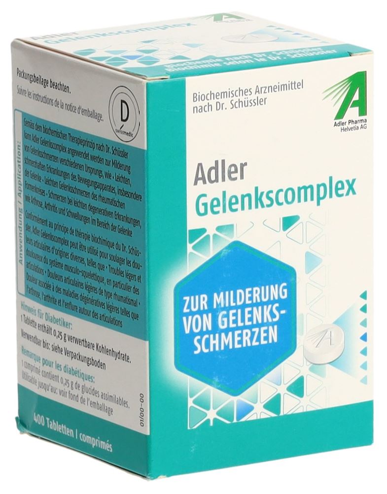 ADLER Gelenkscomplex Tabl Ds 400 Stk