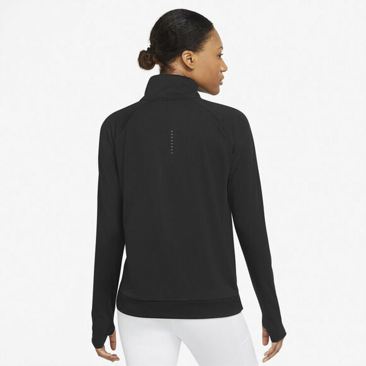 Nike Dri-FIT Swoosh Run Running Midlayer løbetrøje Sort