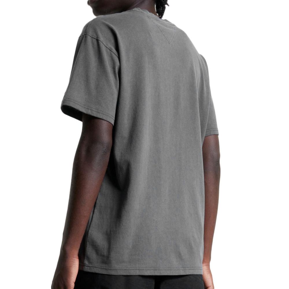 Tommy Hilfiger T-shirt Gris Homme Tommy Hilfiger Luxe Varsi