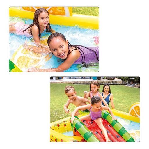 Piscina inflável de frutas
