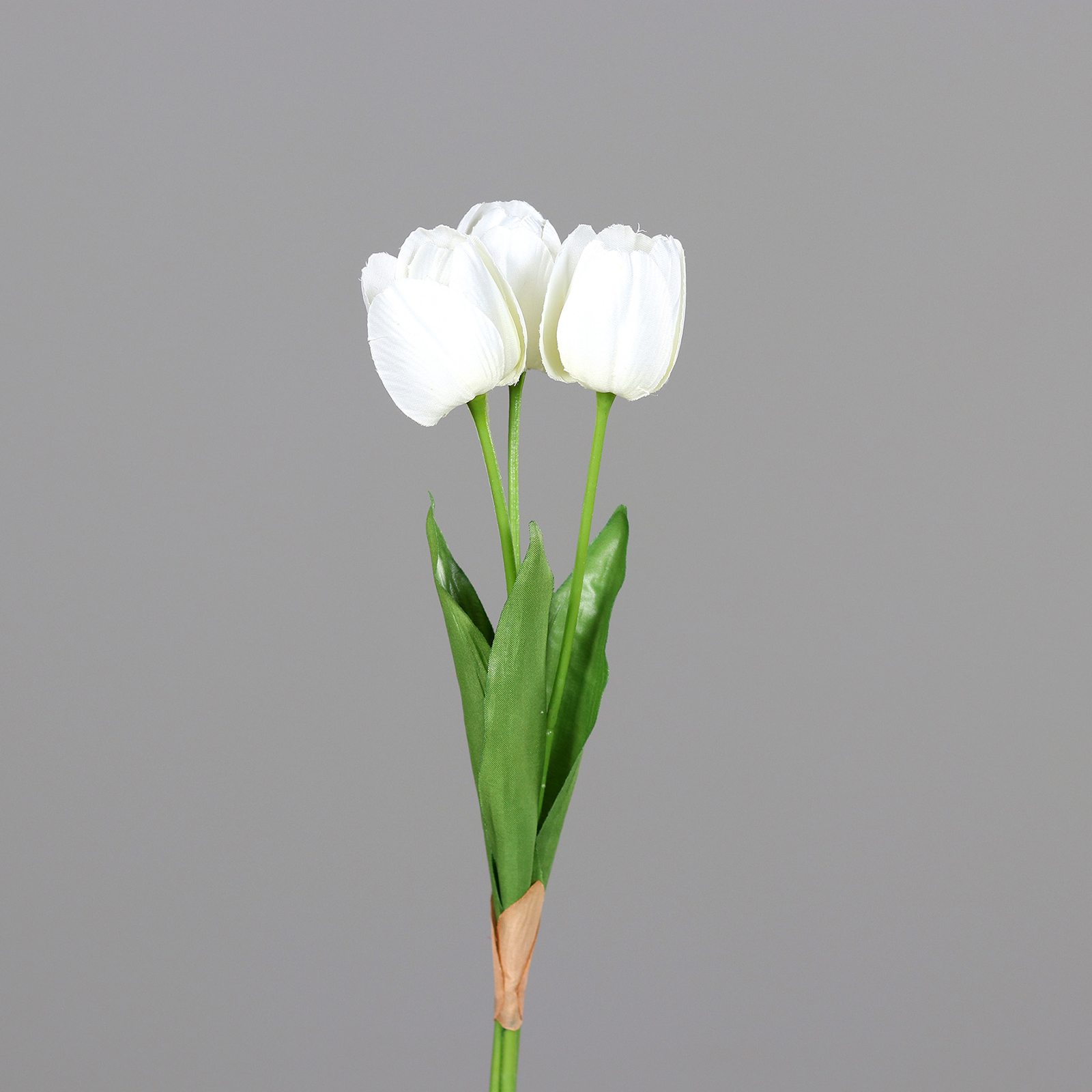Tulpenbund - creme - Kunstpflanze - 3 Stück