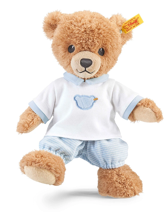 Teddy SCHLAF-GUT-BÄR (25 cm) in braun/blau