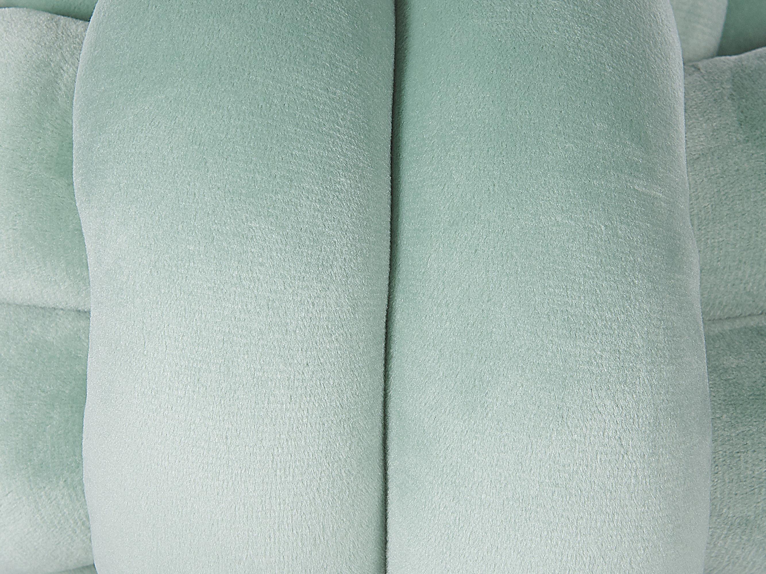 Sierkussen MALNI Fluweel 20 x 20 cm Mintgroen effen