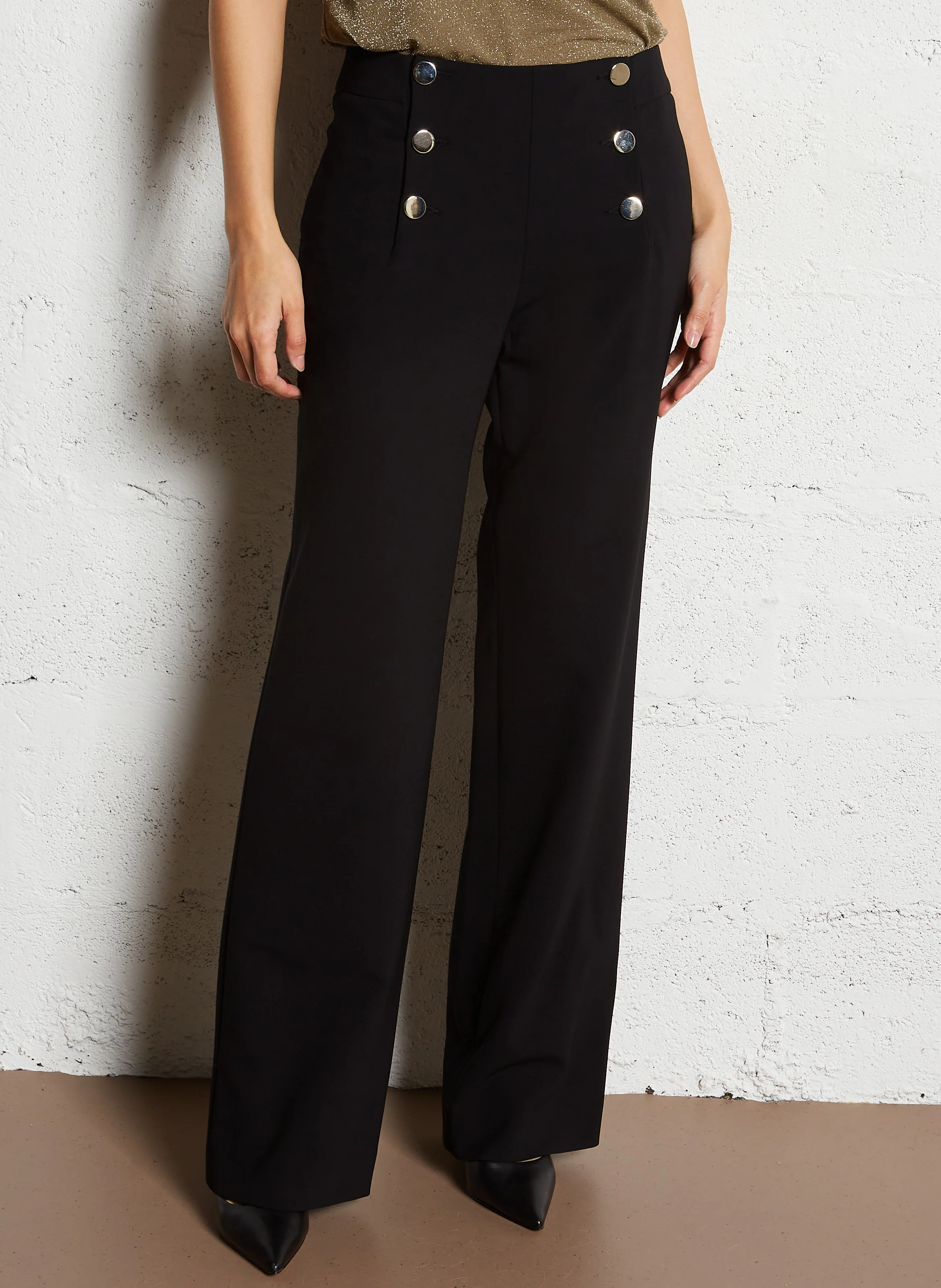 HUBERT - Pantalon droit | Noir