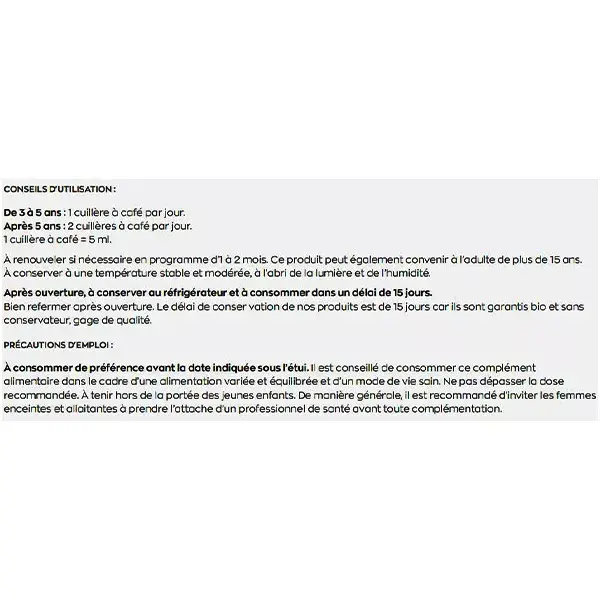 Granions Kid Bio Calme et Concentration 125ml