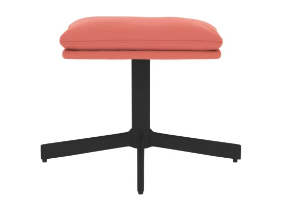 Repose-pied Rose 60x60x36 cm Velours